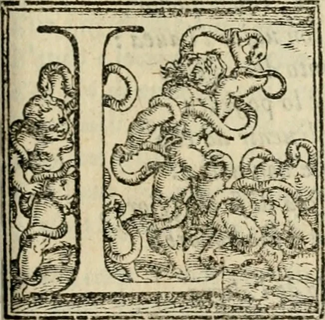 An illustration from Le prime imprese del conte Orlando, 1572, leaf 152