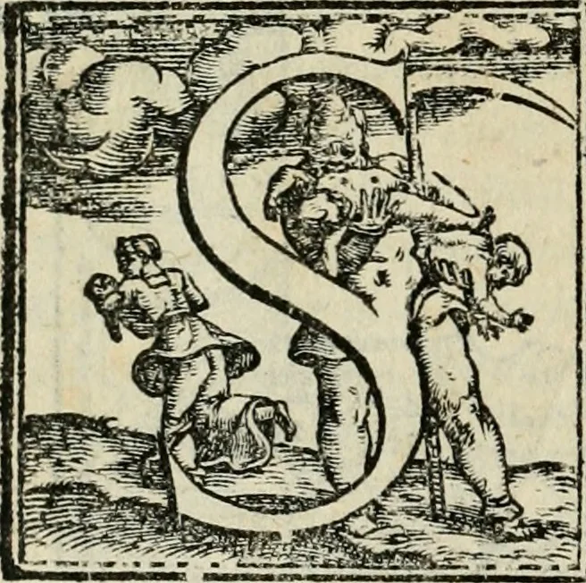 An illustration from Le prime imprese del conte Orlando, 1572, leaf 217