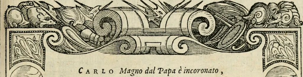 An illustration from Le prime imprese del conte Orlando, 1572, leaf 52