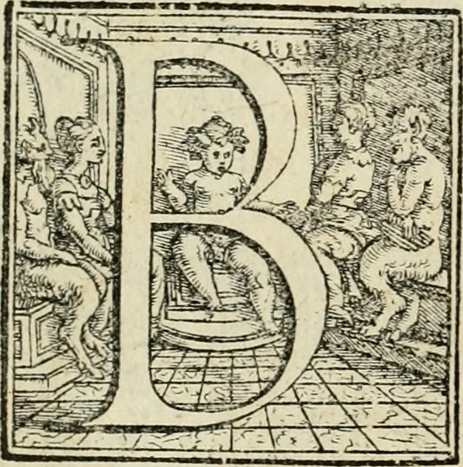 An illustration from Le prime imprese del conte Orlando, 1572, leaf 69