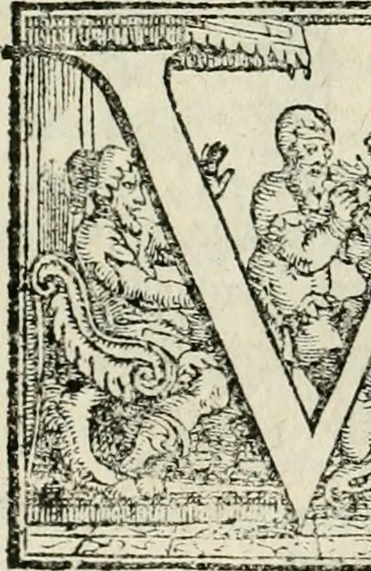 An illustration from Le prime imprese del conte Orlando, 1572, leaf 77