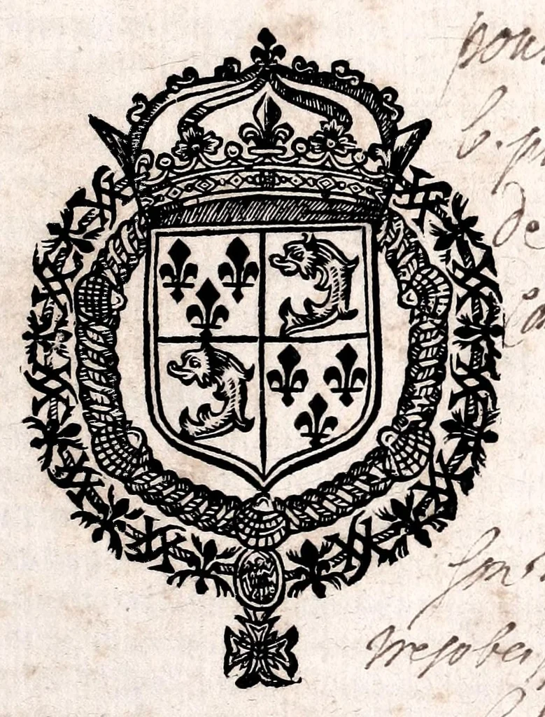 An illustration from Le projet de l'Histoire de Dauphiné, 1653, leaf 11