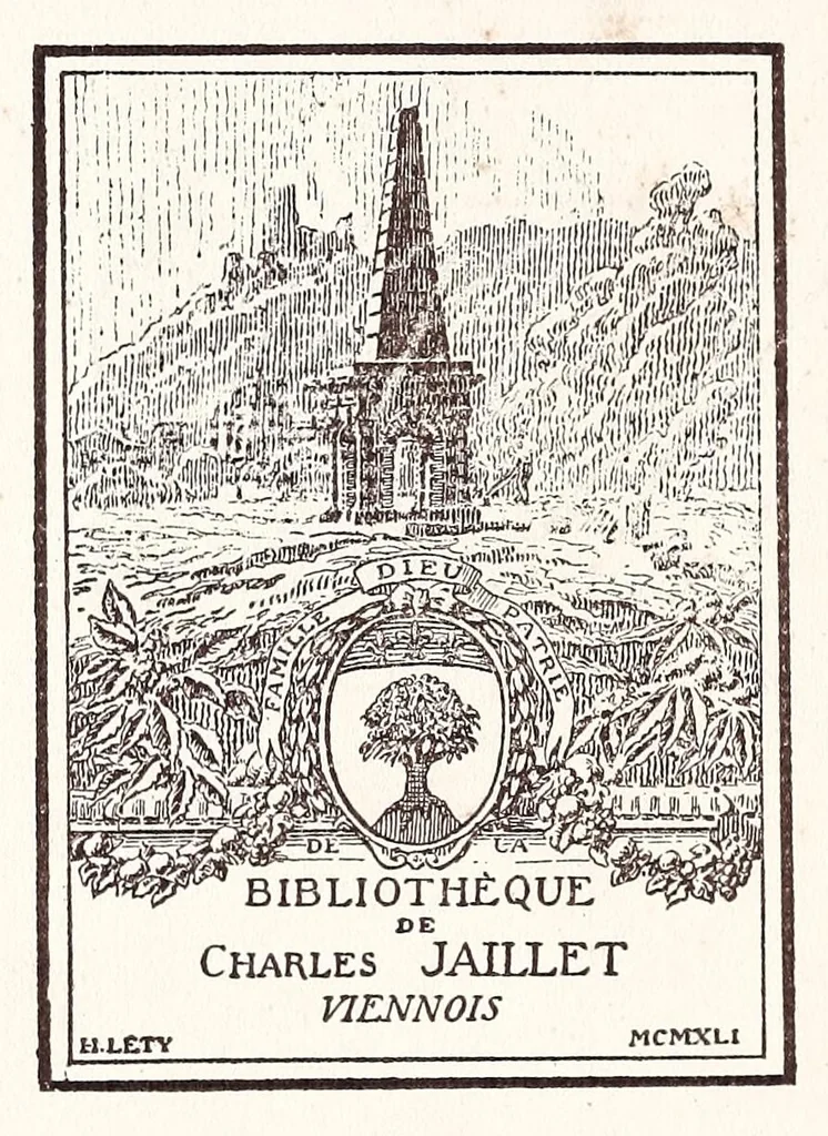 An illustration from Le projet de l'Histoire de Dauphiné, 1653, leaf 2