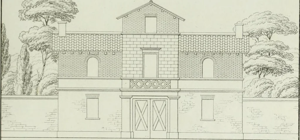 An illustration from Le propriétaire architecte : contenant des modèles de maisons de ville et de campagne, de fermes, orangeries, portes, puits, fontaines, etc. : ainsi qu'un traité d'architecture et de construction renferment le résumé desnouvelles découvertes relatives aux constructions : ouvrage utile aux architects, aux ingénieurs, aux entrepreneurs et principalement aux personnes qui veulent diriger elles-mêmes leurs ouvriers, 1827, leaf 238