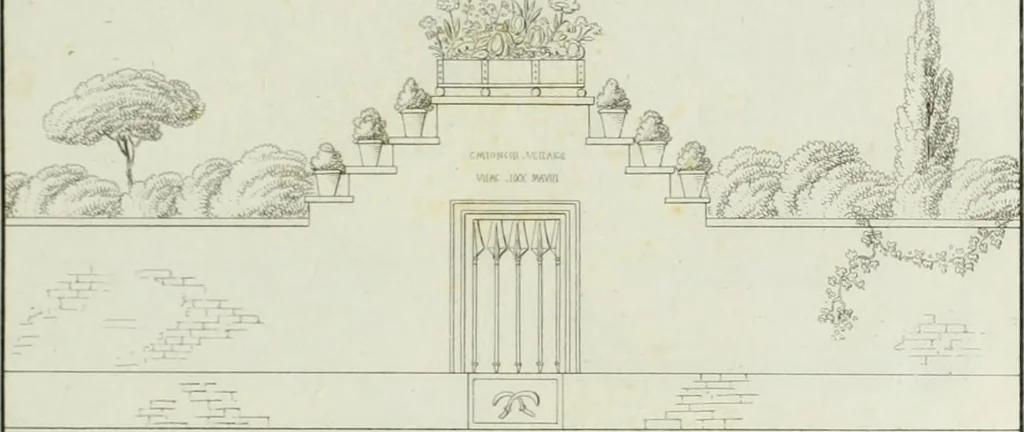 An illustration from Le propriétaire architecte : contenant des modèles de maisons de ville et de campagne, de fermes, orangeries, portes, puits, fontaines, etc. : ainsi qu'un traité d'architecture et de construction renferment le résumé desnouvelles découvertes relatives aux constructions : ouvrage utile aux architects, aux ingénieurs, aux entrepreneurs et principalement aux personnes qui veulent diriger elles-mêmes leurs ouvriers, 1827, leaf 252