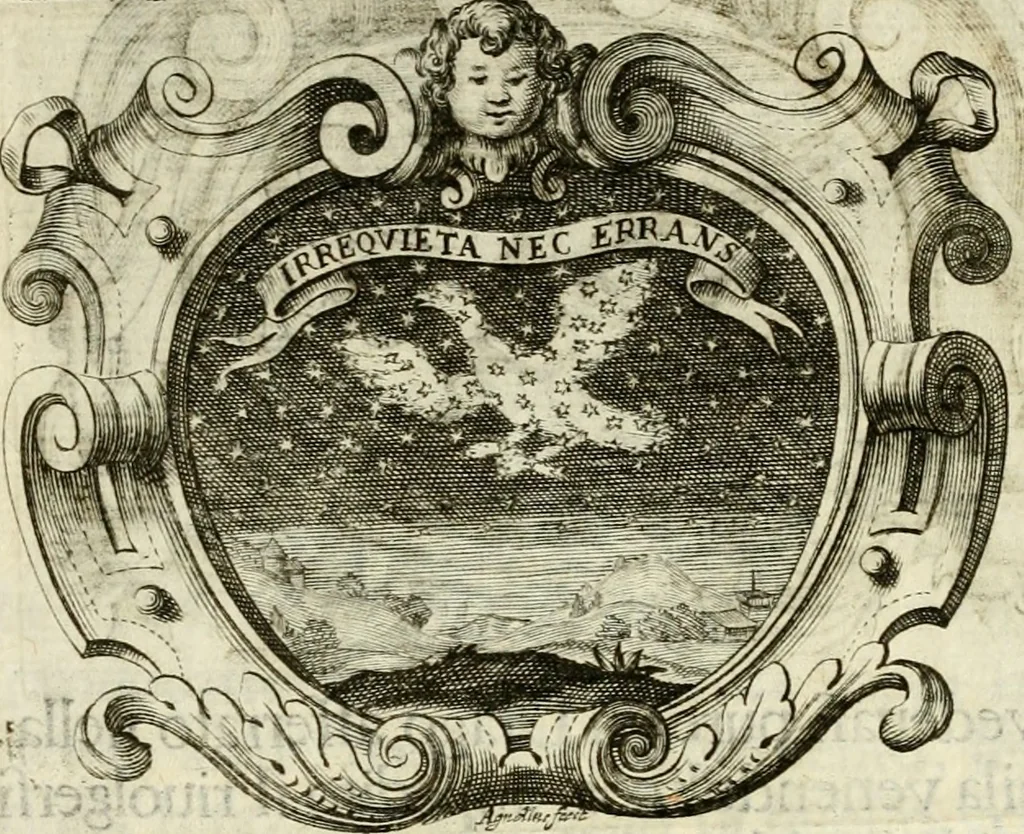 An illustration from Le pubbliche dimostrazioni di allegrezza della città di Milano : alli 10. febraio, e 6. marzo dell'anno 1658, nella nascita del serenissimo principe di Spagna Filippo Prospero, 1659, leaf 20