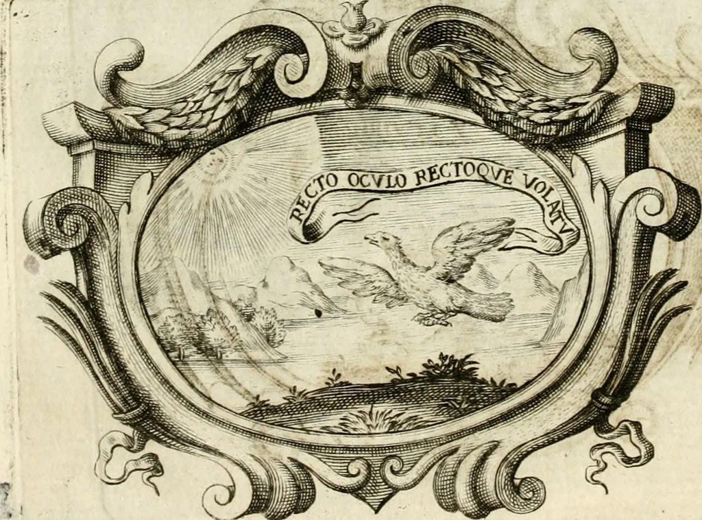 An illustration from Le pubbliche dimostrazioni di allegrezza della città di Milano : alli 10. febraio, e 6. marzo dell'anno 1658, nella nascita del serenissimo principe di Spagna Filippo Prospero, 1659, leaf 20