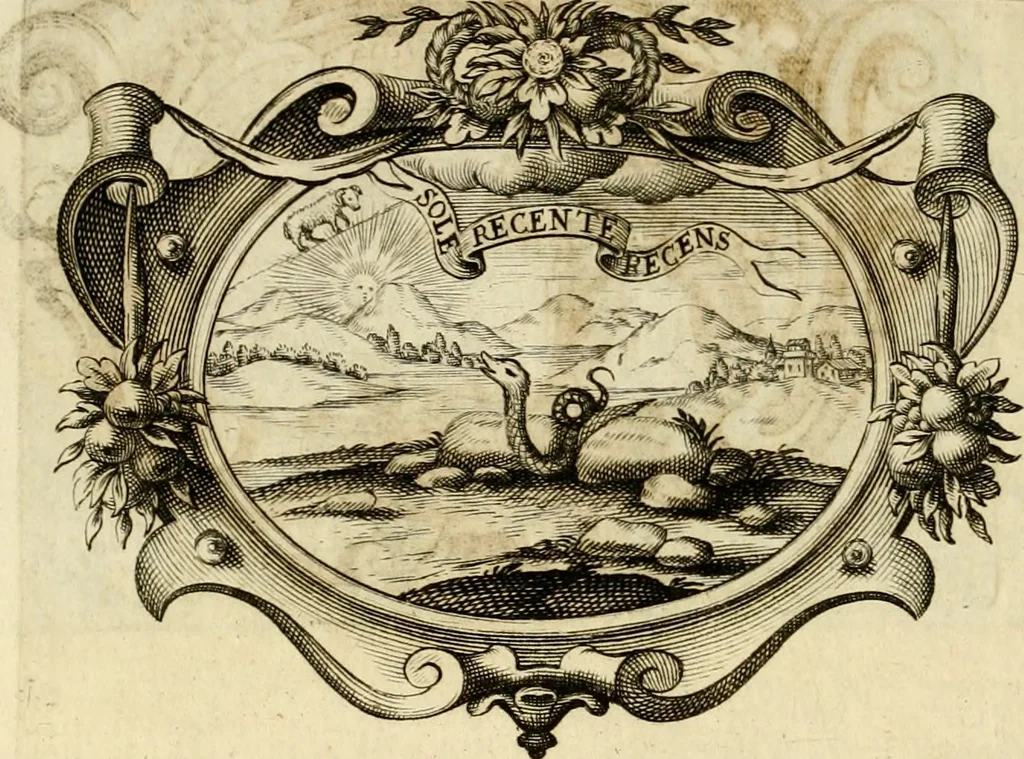 An illustration from Le pubbliche dimostrazioni di allegrezza della città di Milano : alli 10. febraio, e 6. marzo dell'anno 1658, nella nascita del serenissimo principe di Spagna Filippo Prospero, 1659, leaf 27