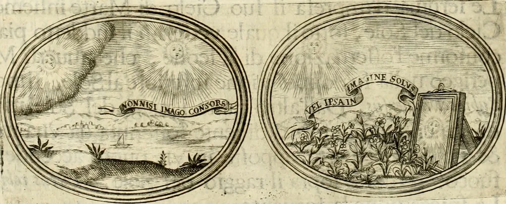 An illustration from Le pubbliche dimostrazioni di allegrezza della città di Milano : alli 10. febraio, e 6. marzo dell'anno 1658, nella nascita del serenissimo principe di Spagna Filippo Prospero, 1659, leaf 33
