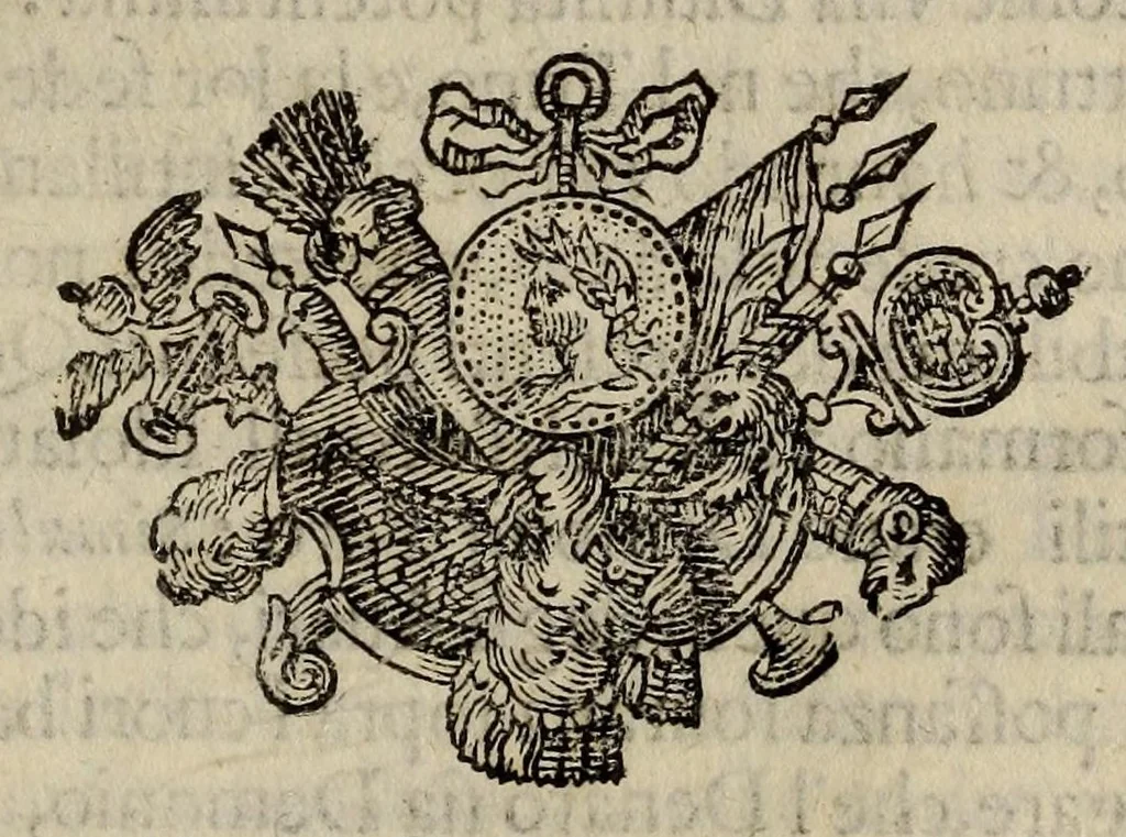 An illustration from L'Epvlone : opera melo-drammatica esposta, con le prose morali-critiche / dal P. Francesco Fvlvio Frvgoni ..., 1675, leaf 335