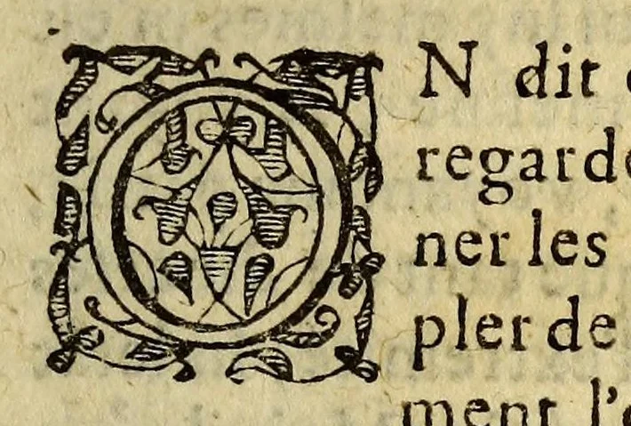 An illustration from Le recueil des excellens et libres discours sur l'estat present de la France, 1598, leaf 13