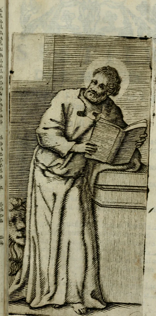 An illustration from Le ricche minere della pittura veneziana, 1674, leaf 124