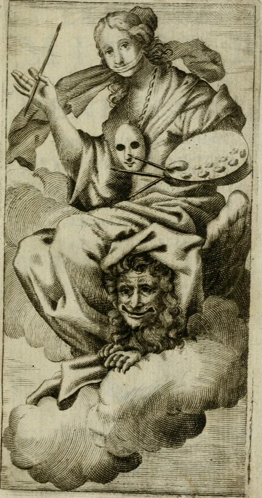 An illustration from Le ricche minere della pittura veneziana, 1674, leaf 6