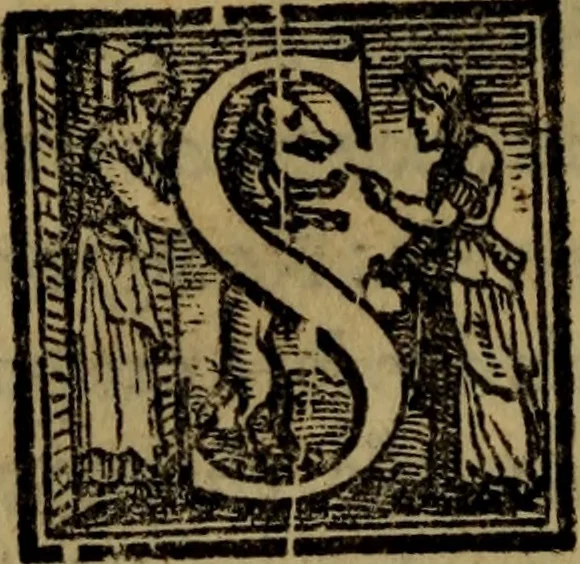 An illustration from Le risposte cavalleresche, 1550, leaf 159