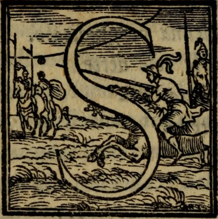 An illustration from Le risposte cavalleresche, 1550, leaf 199