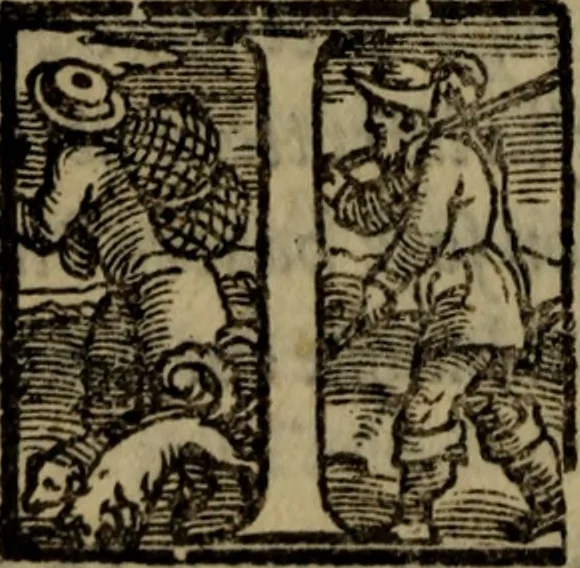 An illustration from Le risposte cavalleresche, 1550, leaf 37