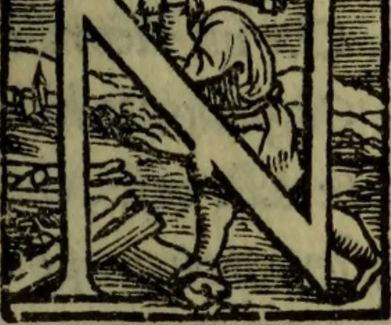 An illustration from Le risposte cavalleresche, 1550, leaf 42