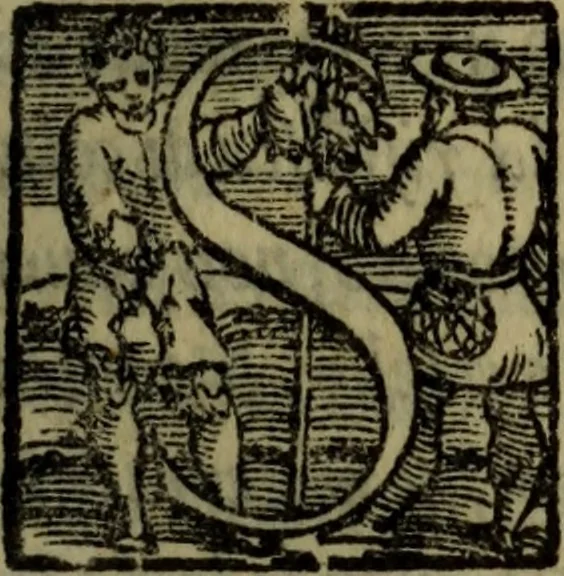 An illustration from Le risposte cavalleresche, 1550, leaf 48