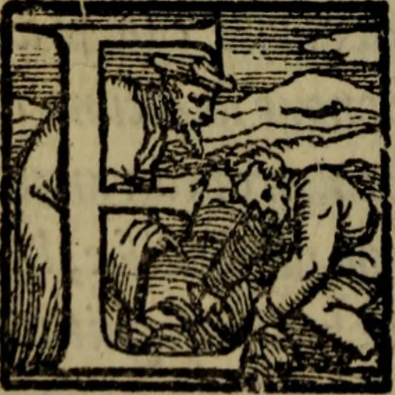 An illustration from Le risposte cavalleresche, 1550, leaf 63