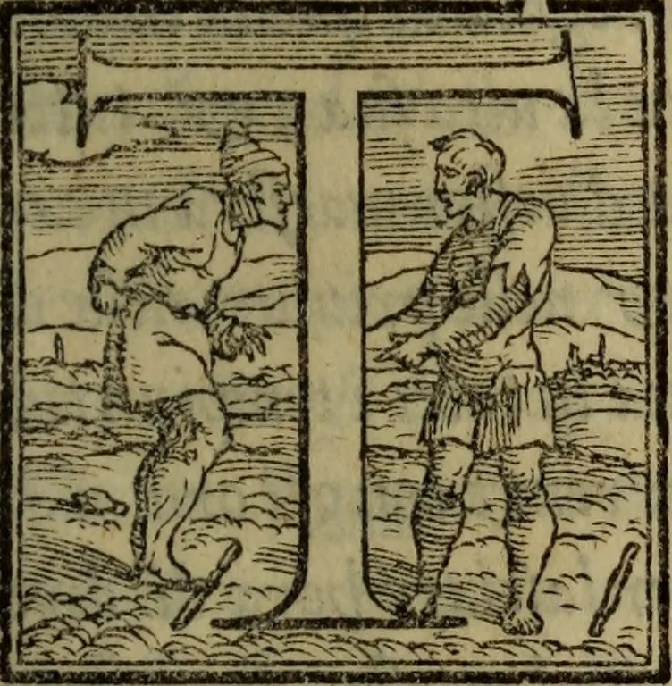 An illustration from Le risposte cavalleresche, 1550, leaf 8