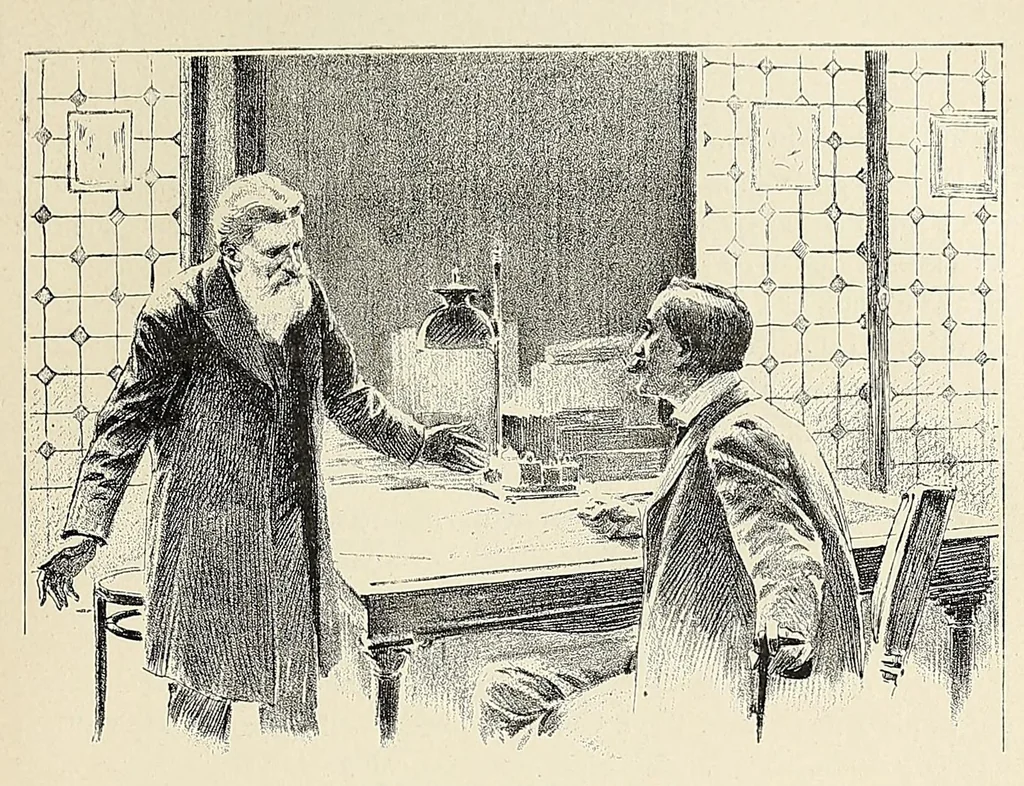 An illustration from Le roi du timbre-poste, 1898, leaf 93