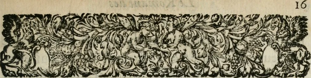 An illustration from Le romant des chevaliers de la gloire, 1612, leaf 166