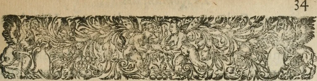 An illustration from Le romant des chevaliers de la gloire, 1612, leaf 202