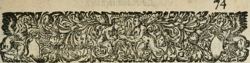 An illustration from Le romant des chevaliers de la gloire, 1612, leaf 228