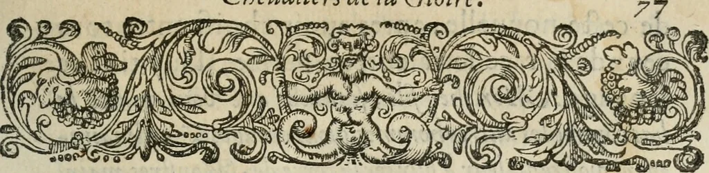 An illustration from Le romant des chevaliers de la gloire, 1612, leaf 316