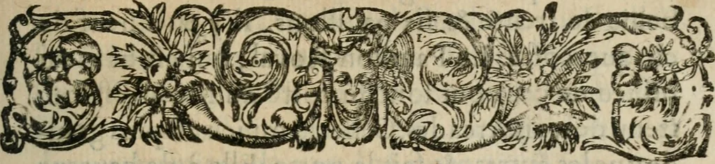 An illustration from Le romant des chevaliers de la gloire, 1612, leaf 54
