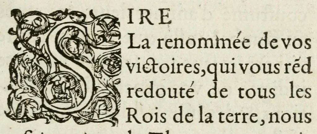 An illustration from Le romant des chevaliers de Thrace, 1605, leaf 13