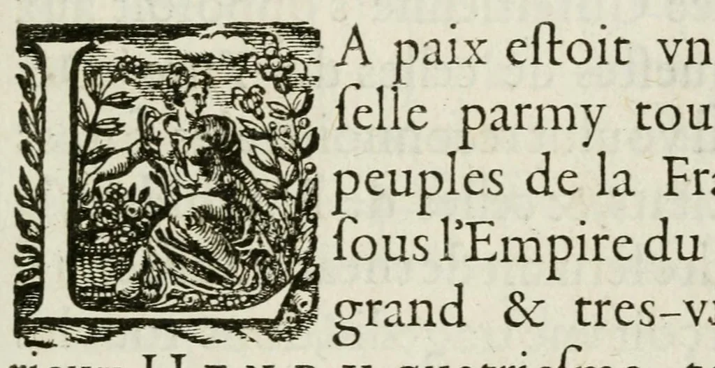 An illustration from Le romant des chevaliers de Thrace, 1605, leaf 9