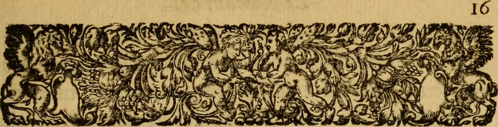 An illustration from Le romant des chevaliers de la gloire, : contenant plvsievrs ... aduentures des princes ... qui parurent aux courses faictes à la Place royale pour la feste des alliances de France & d'Espagne. Avec la description de levrs entrees, equipages, habits, machines, deuises, armes & blasons de leurs maisons., 1612, leaf 254