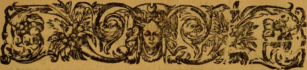 An illustration from Le romant des chevaliers de la gloire, : contenant plvsievrs ... aduentures des princes ... qui parurent aux courses faictes à la Place royale pour la feste des alliances de France & d'Espagne. Avec la description de levrs entrees, equipages, habits, machines, deuises, armes & blasons de leurs maisons., 1612, leaf 52