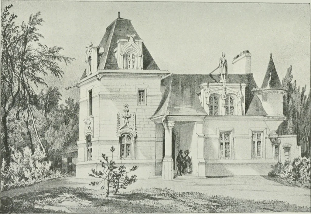 An illustration from Le romantisme et la mode : d'après des documents inédits, 1911, leaf 184