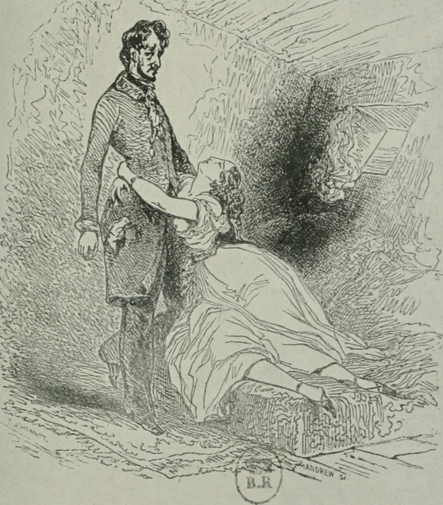 An illustration from Le romantisme et la mode : d'après des documents inédits, 1911, leaf 310