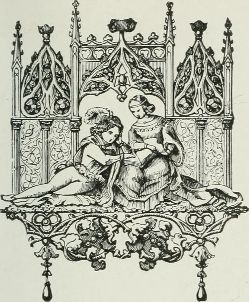An illustration from Le romantisme et la mode : d'après des documents inédits, 1911, leaf 76