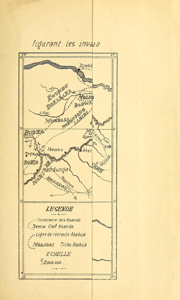 An illustration from Les Ababua, 1910, leaf 637