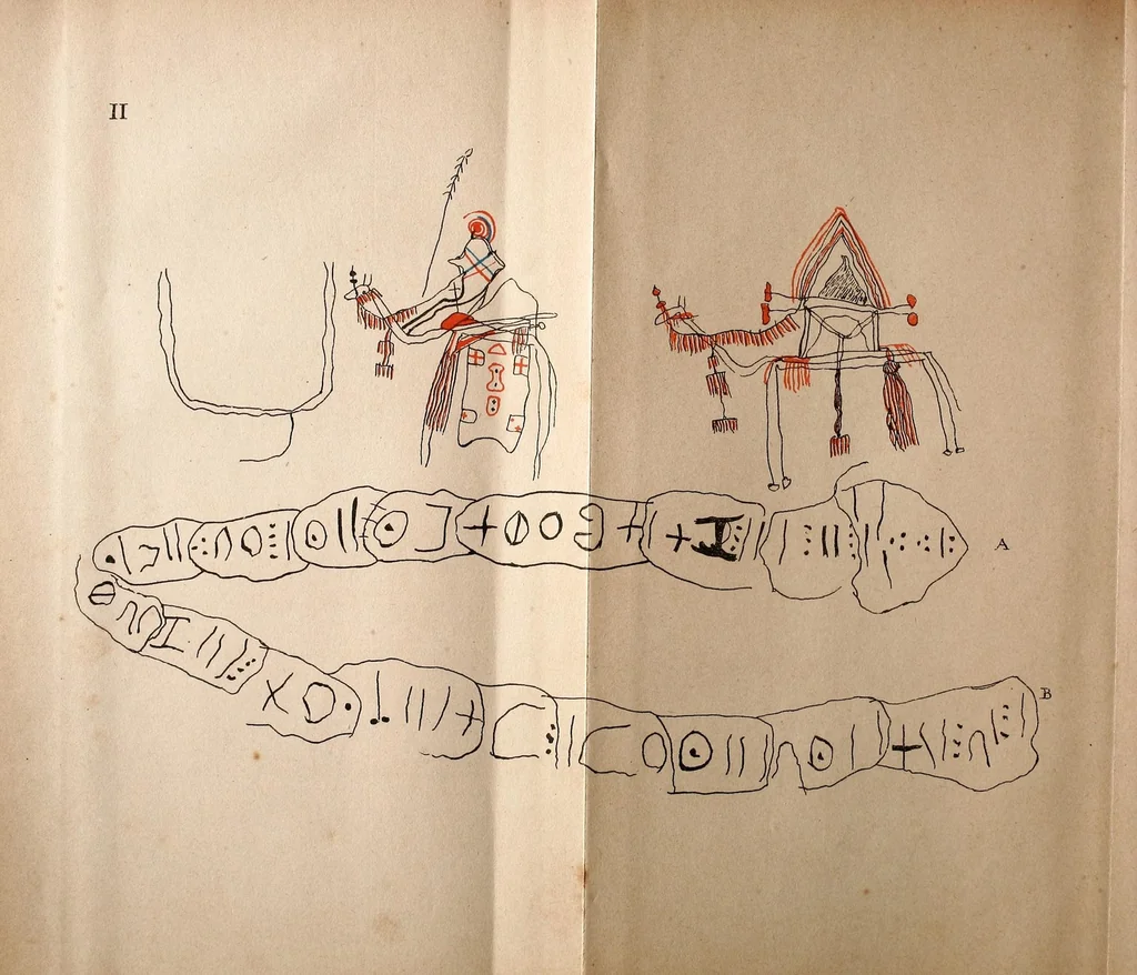 An illustration from Le Sahara français : conférence sur les questions sahariennes faite les 21 et 31 mars 1891 a les officiers de la garnison de Médéa, 1891, leaf 210