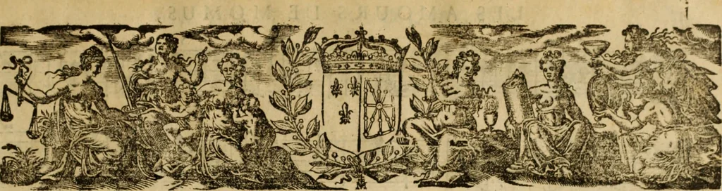 An illustration from Les amours de Momus : ballet, 1695, leaf 12