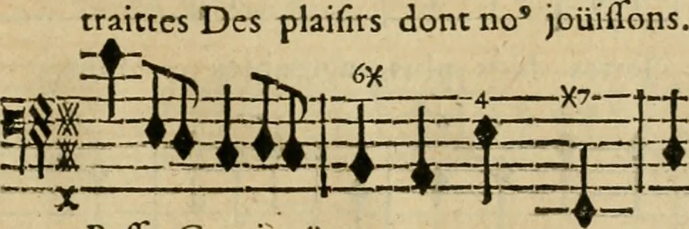 An illustration from Les amours de Momus : ballet, 1695, leaf 52