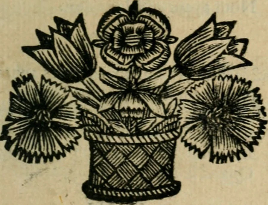 An illustration from Les amovrs et avtres pieces tres-curieuses, 1662, leaf 106