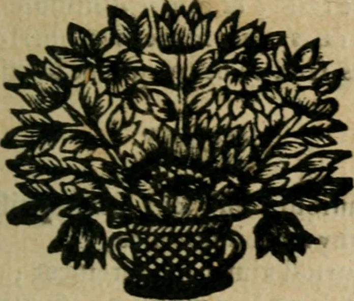 An illustration from Les amovrs et avtres pieces tres-curieuses, 1662, leaf 70