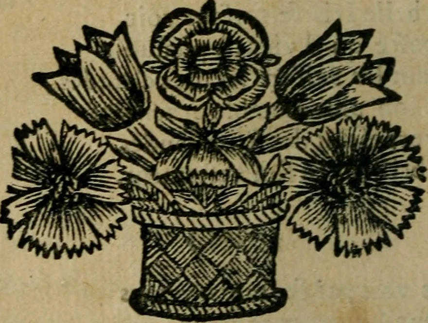 An illustration from Les amovrs et avtres pieces tres-curieuses, 1662, leaf 75