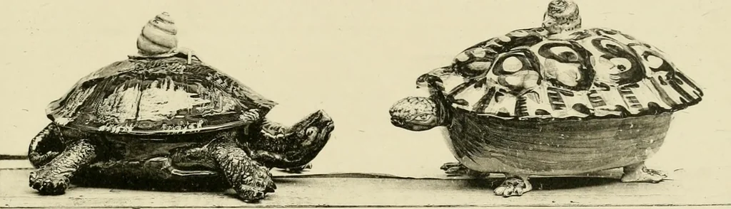 An illustration from Les anciennes faiences de Bruxelles : histoire, fabrication, produits, 1922, leaf 106