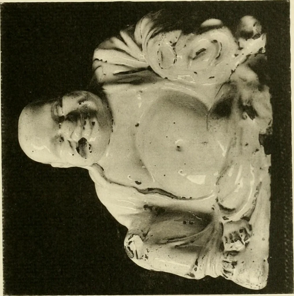 An illustration from Les anciennes faiences de Bruxelles : histoire, fabrication, produits, 1922, leaf 208