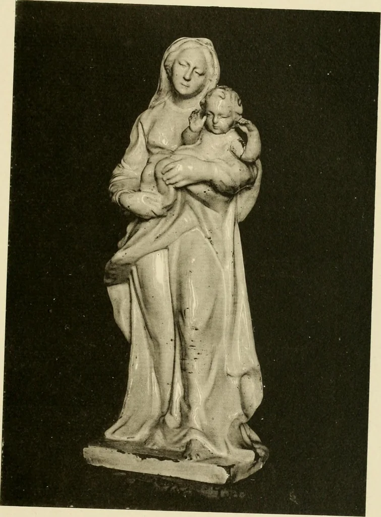 An illustration from Les anciennes faiences de Bruxelles : histoire, fabrication, produits, 1922, leaf 242