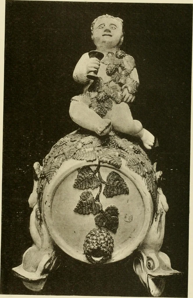 An illustration from Les anciennes faiences de Bruxelles : histoire, fabrication, produits, 1922, leaf 260