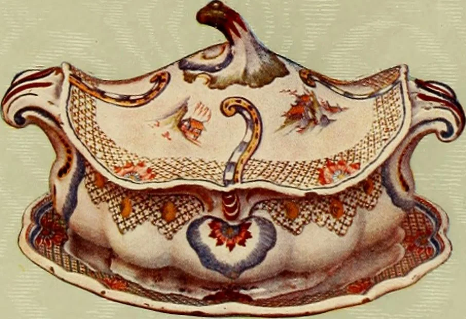 An illustration from Les anciennes faiences de Bruxelles : histoire, fabrication, produits, 1922, leaf 304
