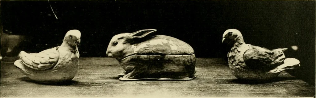 An illustration from Les anciennes faiences de Bruxelles : histoire, fabrication, produits, 1922, leaf 310